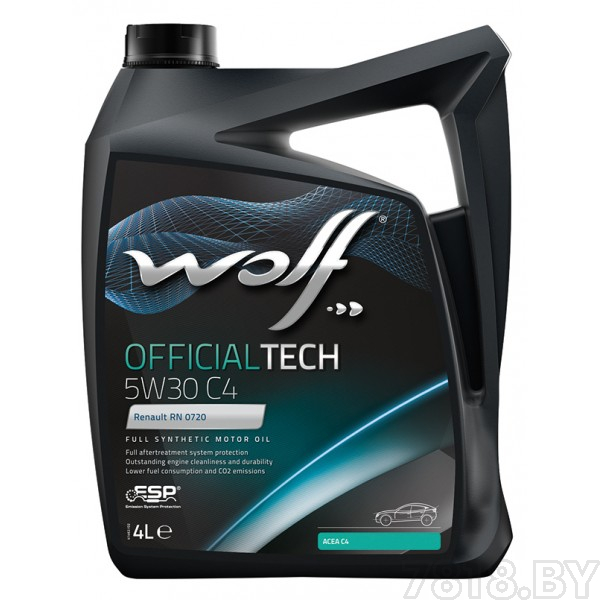 Wolf OfficialTech 5W-30 C4 4 л моторное масло (65608/4)