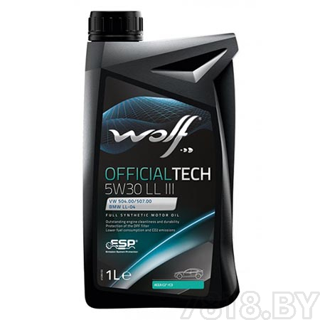 Wolf OfficialTech 5W-30 LL III 1 л моторное масло (65644/1)