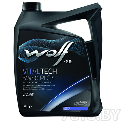 Wolf VitalTech 5W-40 PI C3 5 л моторное масло (21116/5)